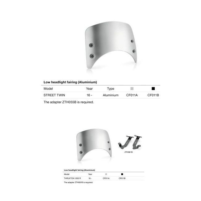 rizoma（リゾマ） ヘッドライトフェアリング カラー：ブラック BMW