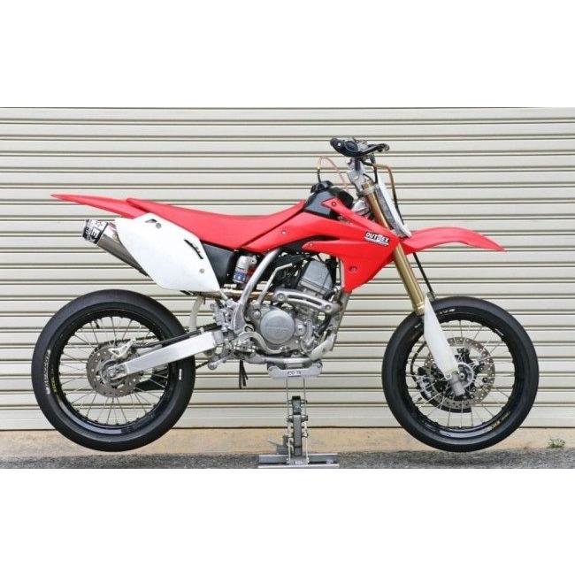 OUTEX アウテックス マフラー コーンカバー：有り / サイレンサーパイプサイズ：Φ100×300L サイレンサー素材：ステンレス CRF150R HONDA ホンダ_1