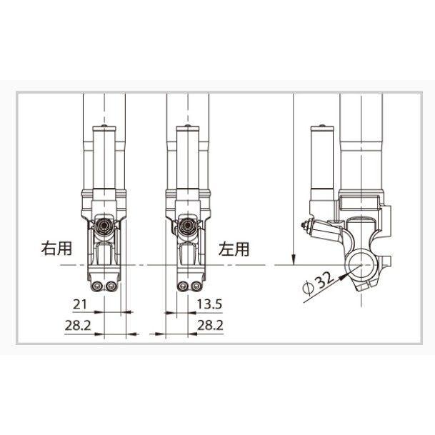 YSS ワイエスエス KG308S 影武者 フロントフォーク ZRX1100 ZRX1200R
