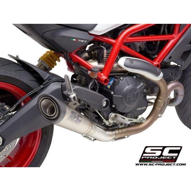 SC-PROJECT SCプロジェクト S1 スリップオンサイレンサー＆フルチタンリンクパイプ MONSTER 797 DUCATI ドゥカティ スリップオンマフラー マフラーの画像