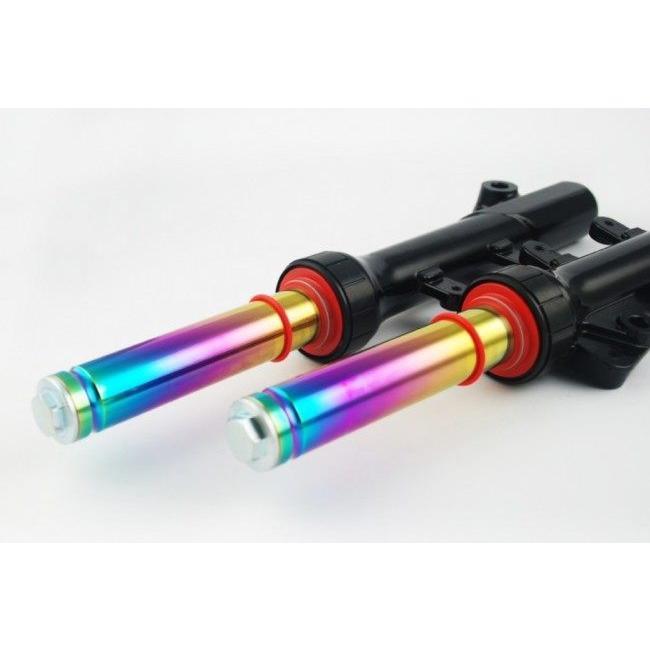 NCY エヌシーワイ N-17 Sports Type Fork カラー：Colorful Titanium CYGNUS X Cygnus NXC-125R YAMAHA ヤマハ フロントフォーク サスペンション 足回りの画像