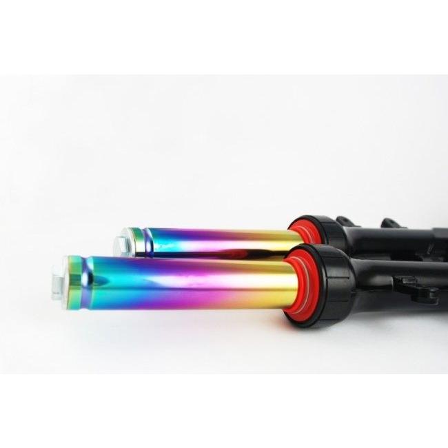 NCY エヌシーワイ N-17 Street Type Fork カラー：Colorful Titanium CYGNUS X Cygnus NXC-125R YAMAHA ヤマハ フロントフォーク サスペンション 足回りの画像