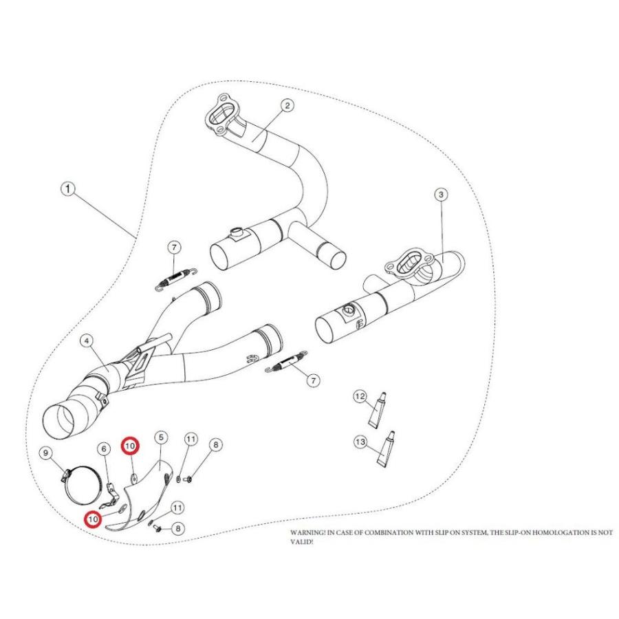 AKRAPOVIC アクラポビッチ 【リペアパーツ】P-DRH1/BAR316 heat resistant washer その他マフラーオプション・補修部品 マフラー | AKRAPOVIC