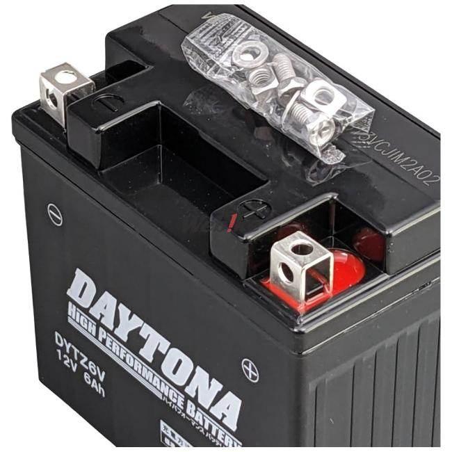 DAYTONA デイトナ ハイパフォーマンスバッテリー 【DYTZ6V】 CB125R CBR125R Dio110 ZOOMER-X Dunk ジョルノ タクト YZF-R15 MT-125 YZF-R125 ビーノ XCH50 | DAYTONA（バイク用品） | 03
