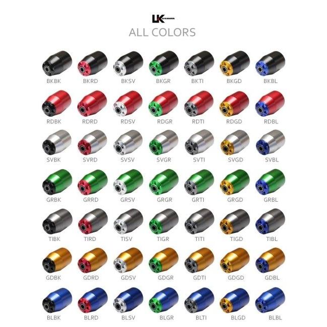 U-KANAYA ユーカナヤ アルミビレットロングバーエンド ヘビーウェイトタイプ エンドキャップカラー：グリーン / バーエンド本体カラー：チタンカラー ハンドル | U-KANAYA | 04