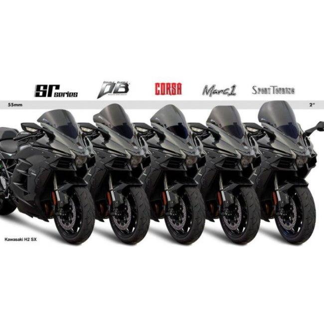 ZERO GRAVITY DBスクリーン Ninja H2 SX ダークスモーク ZERO GRAVITY（ゼログラビティ） スクリーン 【スポーツツーリング
