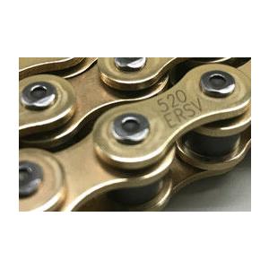 DID ダイドー ERシリーズチェーン 520ERSV ゴールド 【カシメ(ZJ)ジョイント付属】 リンク数：60 チェーン 駆動系 | D.I.D | 01