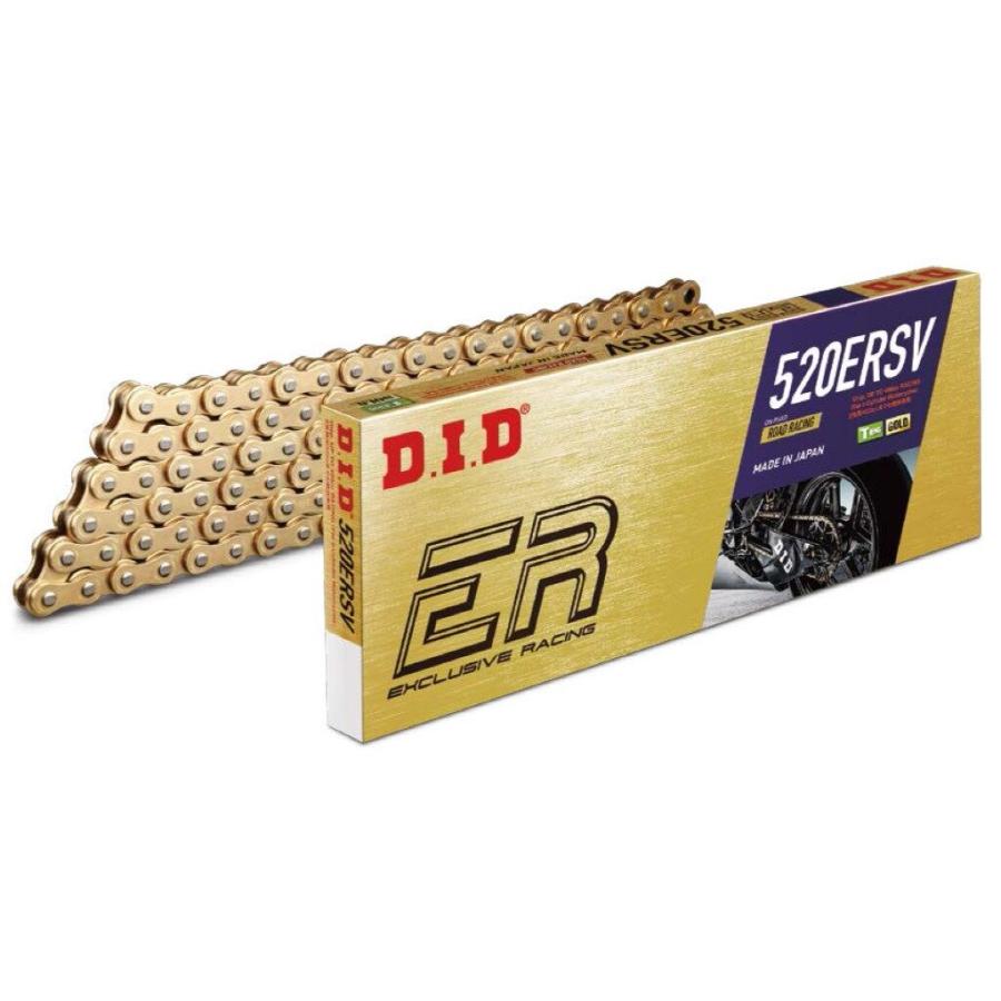 D.I.D DID ダイドー ERシリーズチェーン 520ERSV ゴールド 【カシメ(ZJ