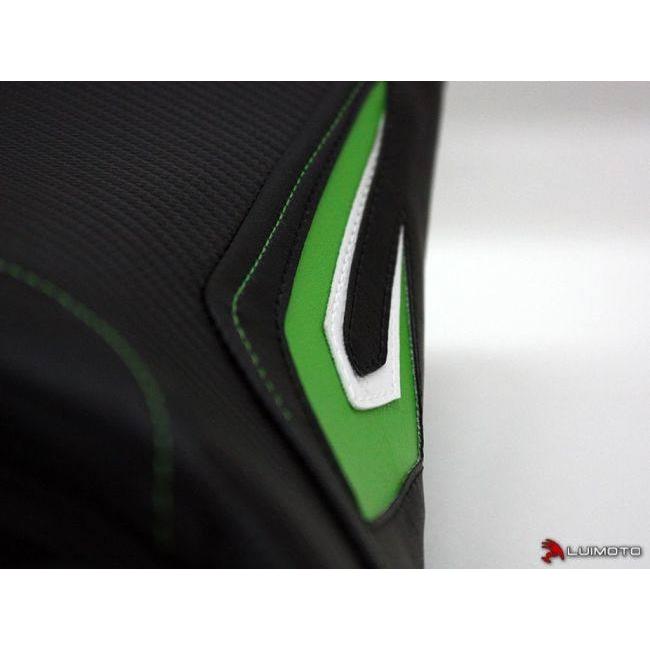 LUIMOTO ルイモト フロントシートカバー カラー：ブルーステッチ／ブルー Ninja250 KAWASAKI カワサキ シートカバー シート関連 外装