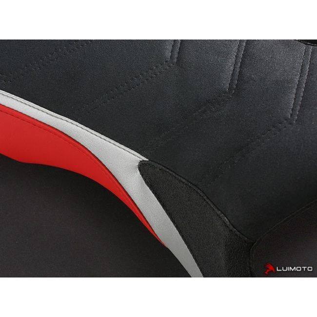 LUIMOTO ルイモト フロントシートカバー カラー：ブラック／ブラック／レッドステッチ RIVALE 800 MV AGUSTA アグスタ シートカバー シート関連 外装_3