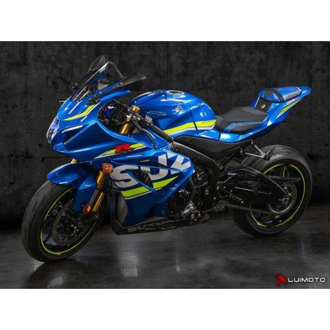 LUIMOTO ルイモト リアシートカバー カラー：エッジブルー／CFブラック／スウェード／ネオン／ホワイト／ブルーステッチ GSX-R1000 SUZUKI スズキ シートカバー_4