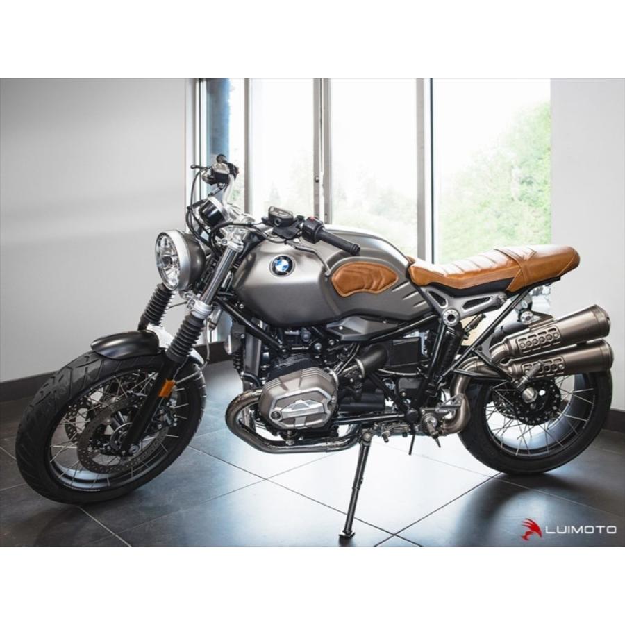 LUIMOTO ルイモト タンクリーフ Cafe (カフェ) カラー：ビンテージダークブラウン／シルバーステッチ R nineT PURE RACER SCRAMBLER URBAN G／S BMW タンク関連 | LUIMOTO | 04
