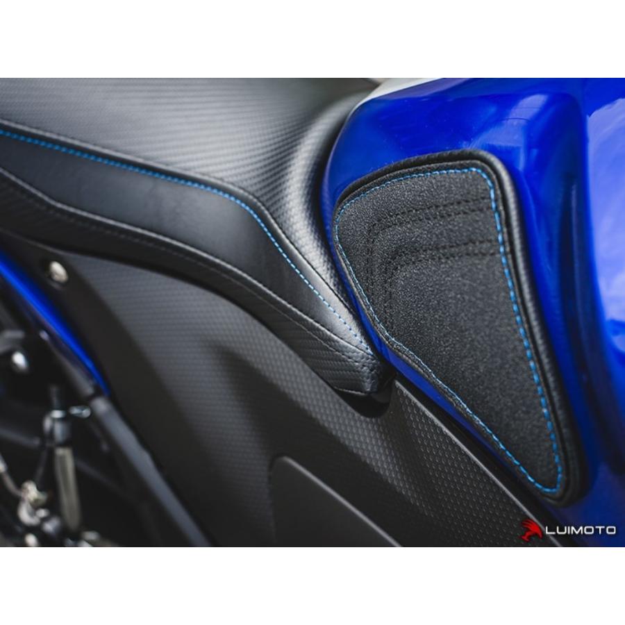LUIMOTO ルイモト タンクリーフ Sport (スポーツ) ステッチカラー：ブルー YZF-R25 YZF-R3 YAMAHA ヤマハ タンクパッド タンク関連 外装_2