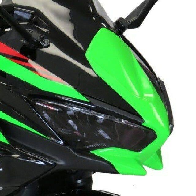 POWERBRONZE ヘッドライトレンズシールド カラー：ライムグリーン ZX-6R ZX-4R ZX-4RR ZX-25R Ninja650 Ninja250 Ninja400 VERSYS1000 VERSYS1000SE 外装 | ブランド登録なし | 01