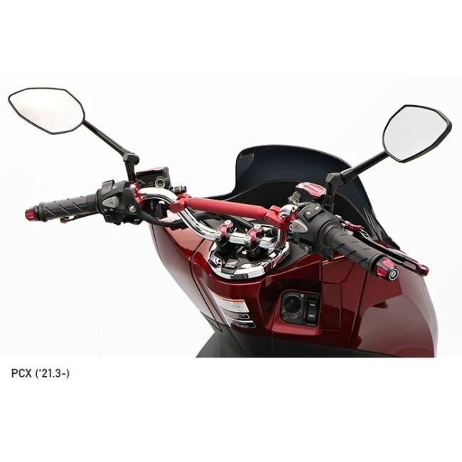 ★ホンダ、スズキ、ヤマハ★ ENDURANCE（エンデュランス） ラジカルミラー カラー：ブラック