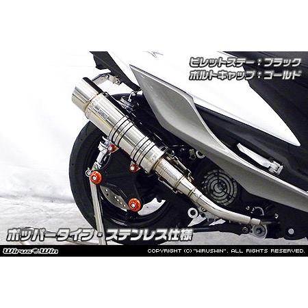 WirusWin ウイルズウィン アニバーサリーマフラー ポッパータイプ シグナスX YAMAHA ヤマハ フルエキゾーストマフラー マフラー_3