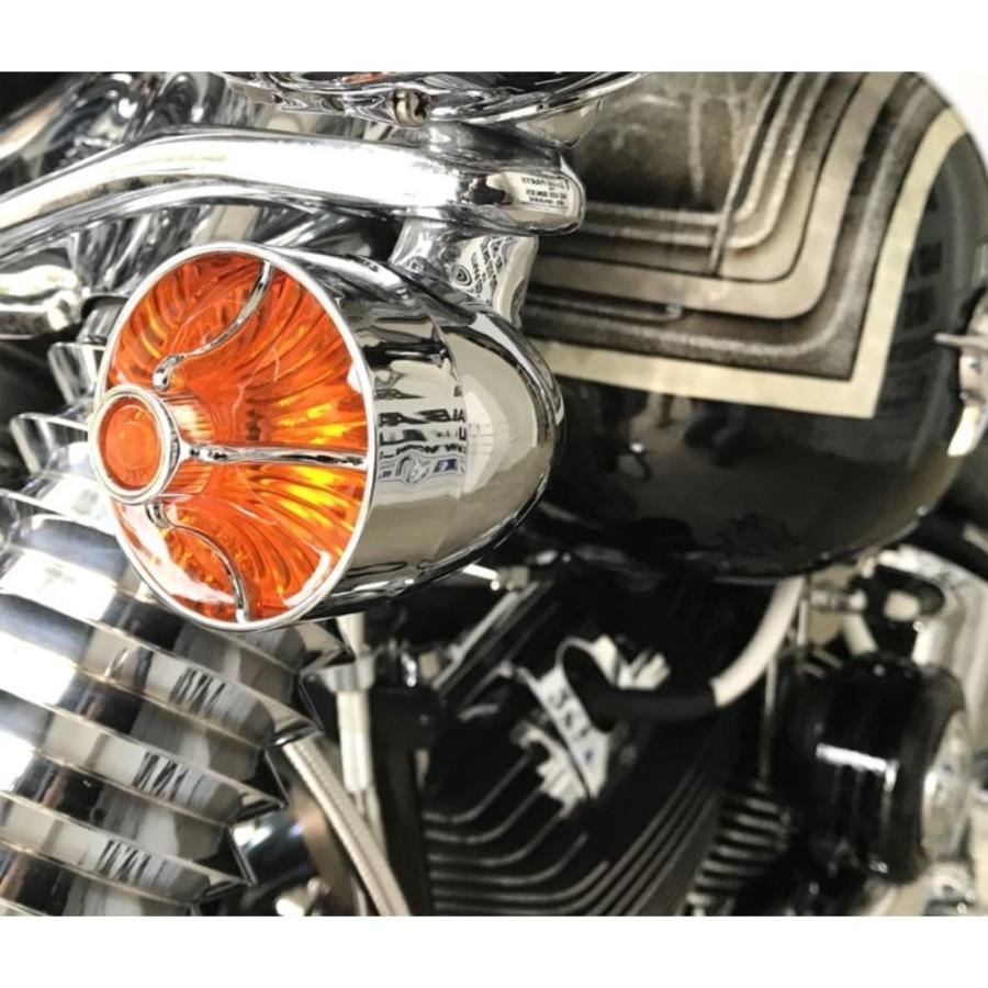 カスタムクラフト　ウインカーレンズ Cuztom Kraft カスタムクラフト Turbine Lens ウィンカーベゼル