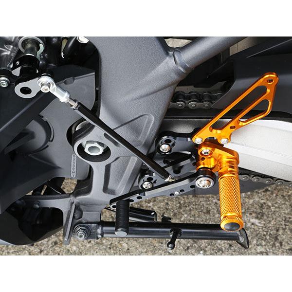 HONDA cbr 650r Babyface バックステップ 黒　ホンダ babyface（ベビーフェイス） バックステップ クイックシフターモデル