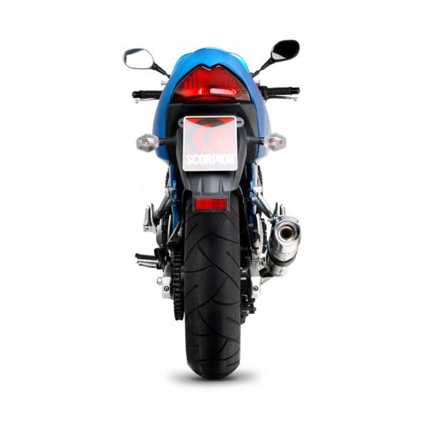 SCORPION スコーピオン カービンオーバル スリップオンマフラー GSF1200 Bandit GSF600 GSF650 SUZUKI スズキ マフラーの画像