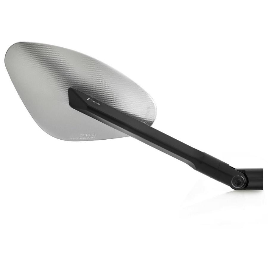 rizoma リゾマ Genesi タイプ：右 / カラー：アルミニウム ミラー ハンドル | rizoma