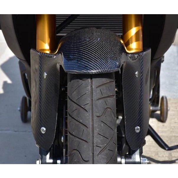 EIGHT(才谷屋) エイト(サイタニヤ) フロントフェンダー タイプ：カーボン綾織／ビス留 YZF-R25 YZF-R3 YAMAHA ヤマハ フェンダー関連 外装の画像