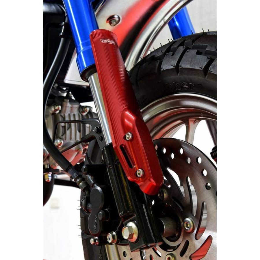RIDEA リデア フロントフォークガード カラー：ブルー MONKEY125 HONDA ホンダ フォークガード 外装