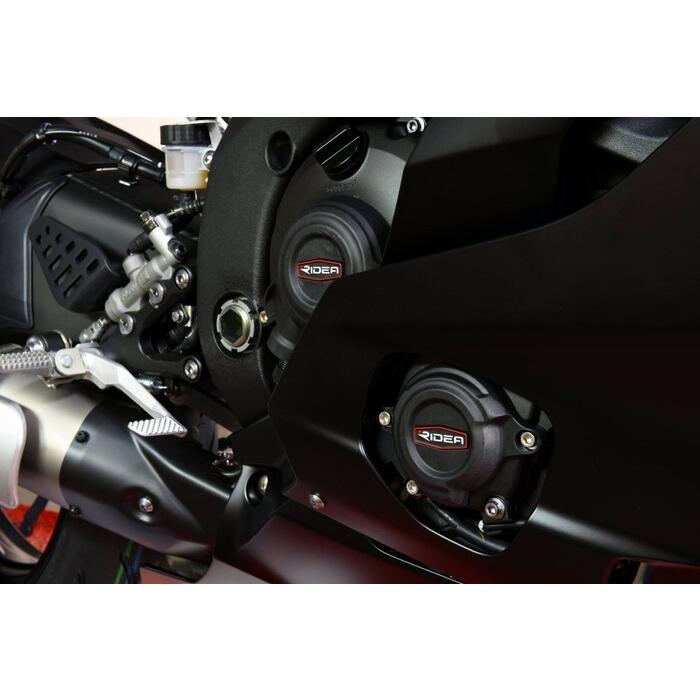 RIDEA リデア 炭素繊維強化ウォーターポンプカバー YZF-R6 YAMAHA ヤマハ ラジエーター 冷却関連 エンジンの画像