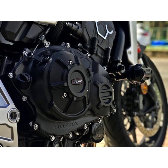 RIDEA リデア 炭素繊維強化エンジンカバー(2次カバー) セット CB1000R HONDA ホンダ エンジンカバーセット エンジンパーツ エンジン | RIDEA | 04