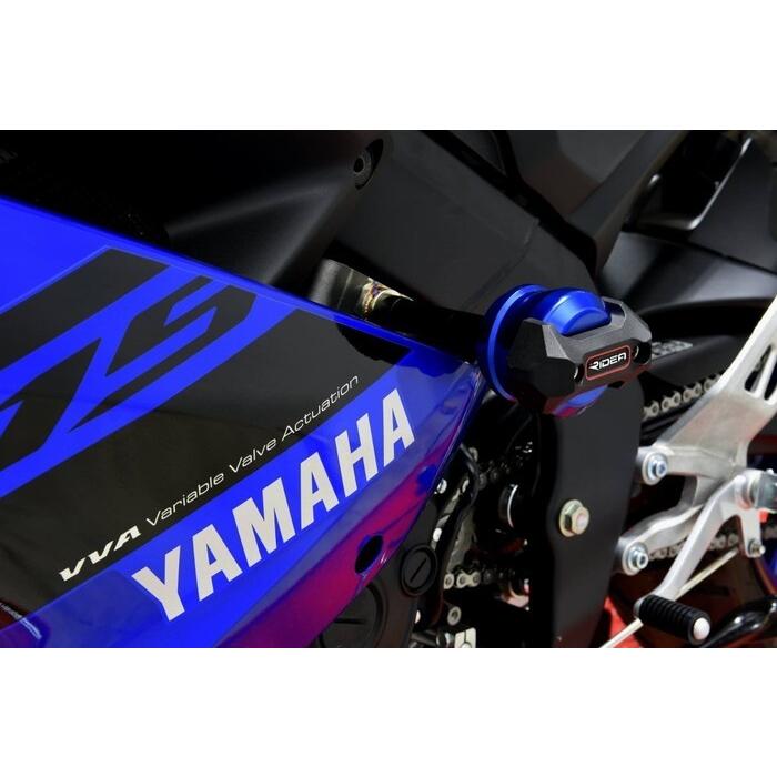 RIDEA リデア フレームスライダー メタリックタイプ カラー：レッド YZF-R15 YAMAHA ヤマハ エンジンスライダー・フレームスライダー フレーム_1