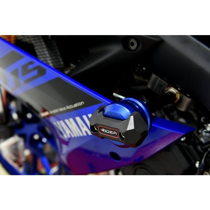 RIDEA リデア フレームスライダー メタリックタイプ カラー：レッド YZF-R15 YAMAHA ヤマハ エンジンスライダー・フレームスライダー フレーム_2