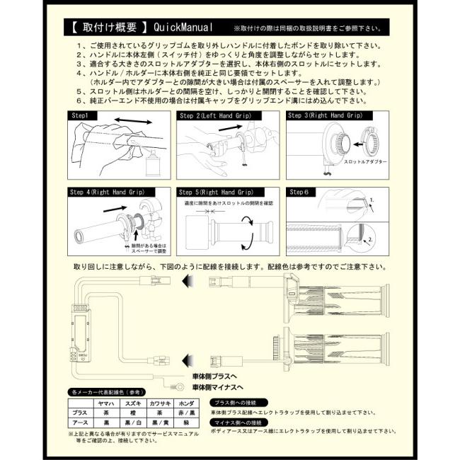 KIJIMA キジマ グリップ巻き取り交換式 グリップヒーター GH10 KIJIMA キジマ グリップ巻き取り交換式 グリップヒーター GH10