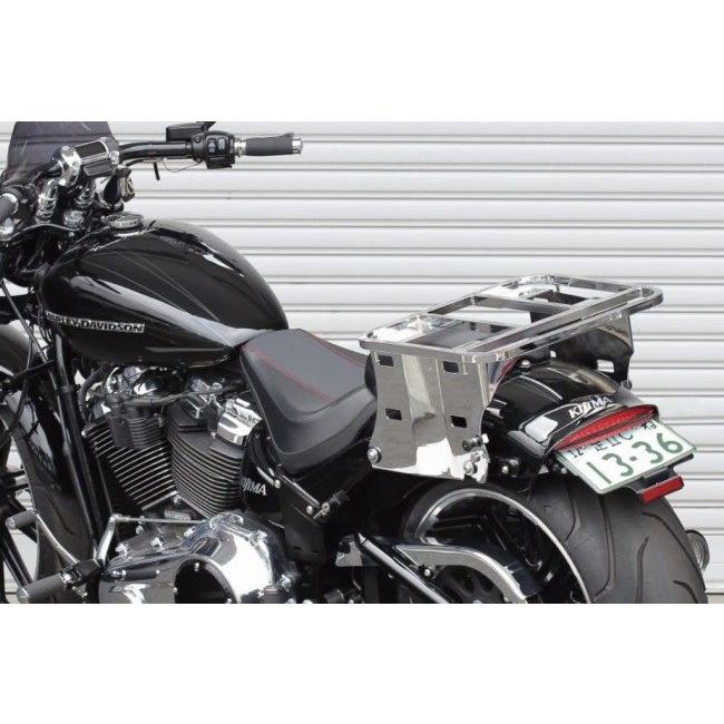 KIJIMA キジマ ツーリングキャリア デタッチャブルマウント ソフテイルファットボーイFLFB ソフテイルブレイクアウトFXBR リアキャリア 外装 | KIJIMA | 03
