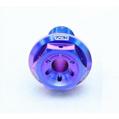 T2 Racing T2レーシング フロントアクスルボルト カラー：ブルー アクスルナット ホイール関連 足回り | T2Racing