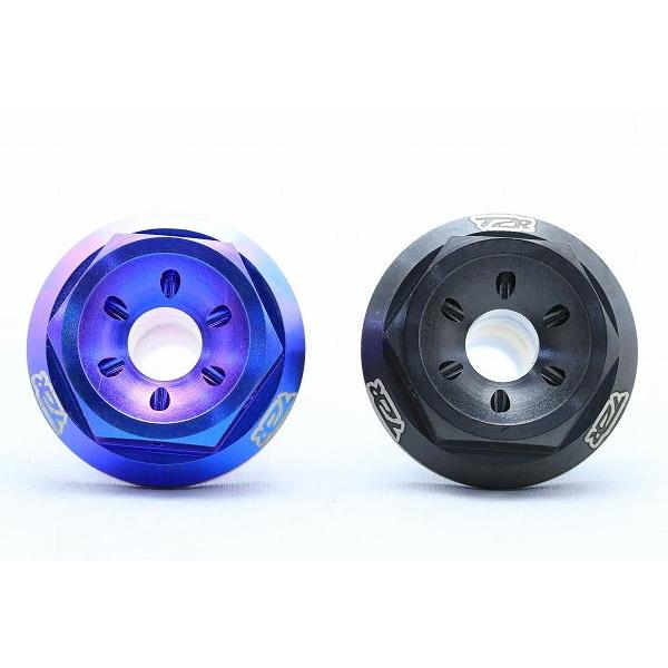 T2 Racing T2レーシング フロントアクスルボルト カラー：ブルー アクスルナット ホイール関連 足回り | T2Racing | 02