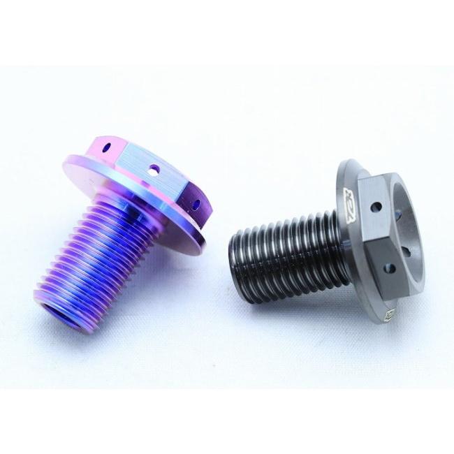 T2 Racing T2レーシング フロントアクスルボルト カラー：ブルー アクスルナット ホイール関連 足回り | T2Racing | 03