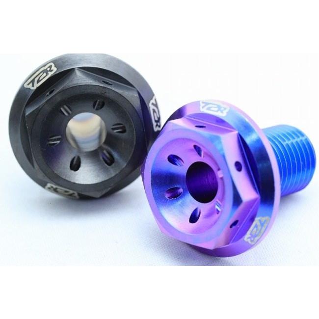 T2 Racing T2レーシング フロントアクスルボルト カラー：ブルー アクスルナット ホイール関連 足回り | T2Racing | 05