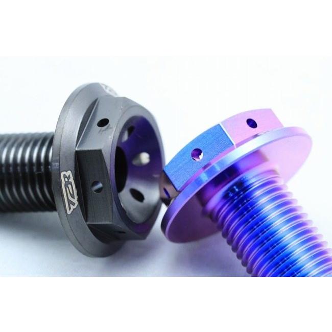 T2 Racing T2レーシング フロントアクスルボルト カラー：ブルー アクスルナット ホイール関連 足回り | T2Racing | 06