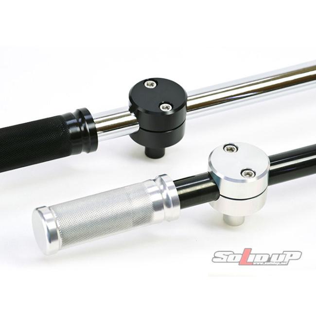 SOLID UP ソリッドアップ マルチステップバー ブラケット カラー：ブラック クレアスクーピー ジャイロUP ジャイロX ズーマー  HONDA ホンダ ステップバーの画像
