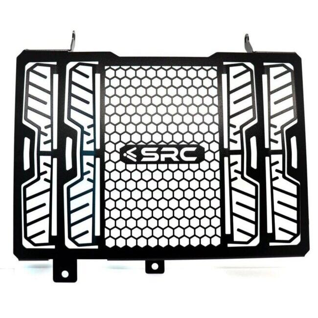 SRC エスアールシー ラジエターガード カラー：ブラック(素材：鉄) Vストローム650 Vストローム650XT SUZUKI スズキ 冷却関連 エンジンの画像