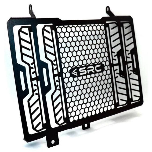 SRC エスアールシー ラジエターガード カラー：ブラック(素材：鉄) Vストローム650 Vストローム650XT SUZUKI スズキ 冷却関連 エンジンの画像