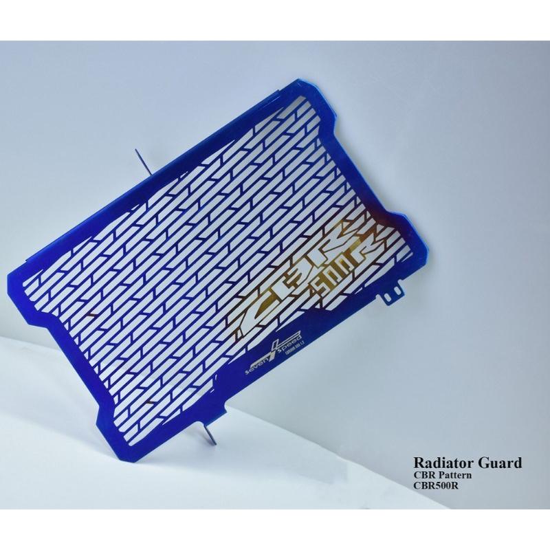 KAMUI カムイ Radiator Guard カラー：Titanium CBR500R CBR400R HONDA ホンダ ラジエーターコアガード・オイルクーラーコアガード 冷却関連 エンジンの画像