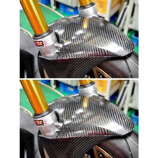 T2 Racing T2レーシング ショート・フロントフェンダー カラー：クリア（透明） NSR250R HONDA ホンダ フロントフェンダー フェンダー関連 外装の画像