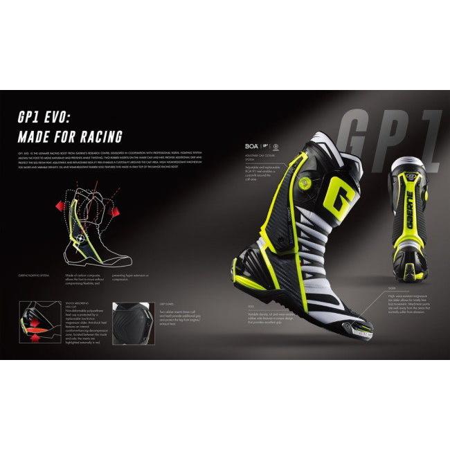 GAERNE（ガエルネ） GP-1 EVO［GP-1 エボ ブラック］レーシングブーツ