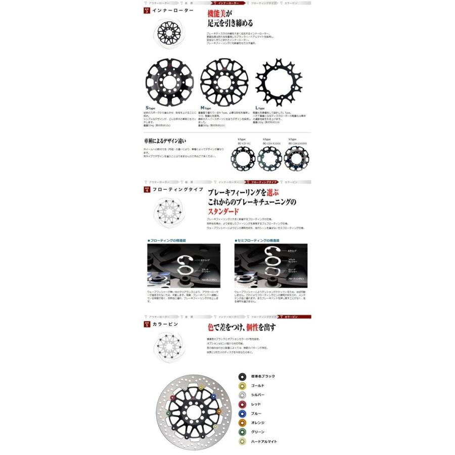 SUNSTAR サンスター PREMIUM RACING [プレミアムレーシング] フロントディスクローター DAYTONA 675 R DAYTONA675 STREET TRIPLE TRIUMPH トライアンフ_4