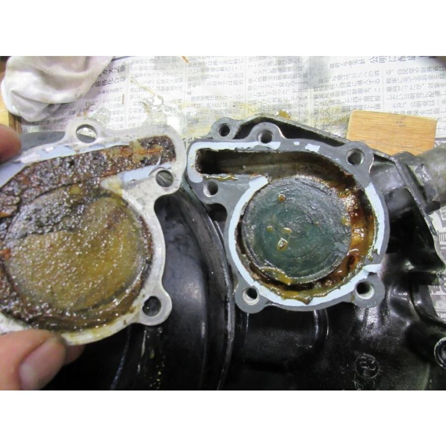 TOSH-TEC トシテック RZ／RZR ウォーターポンプ チタンハウジングカバープレート ロゴカラー：ブルー RZ250 RZ250R RZ250RR RZ350 RZ350R RZ350RR ラジエーター | ブランド登録なし | 04