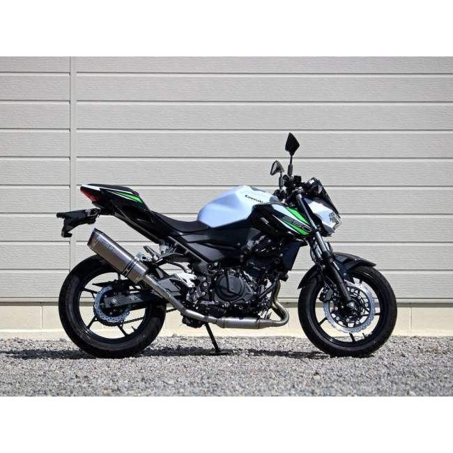 Z400.Z250 WR'S マフラー SS-OVAL焼き色タイプ スリップオンマフラー WR'S（ダブル