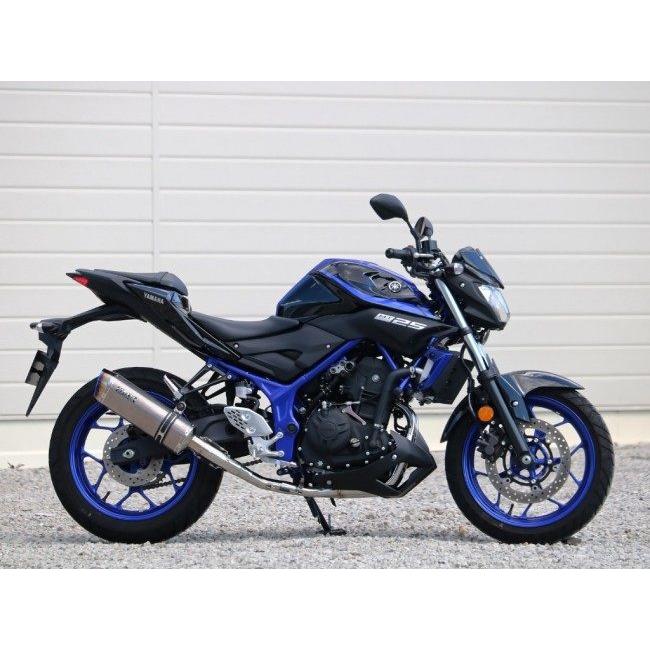 WR’S ダブルアールズ SS-OVAL フルエキゾーストマフラー サイレンサータイプ：ソリッド MT-25 YAMAHA ヤマハ マフラー_1