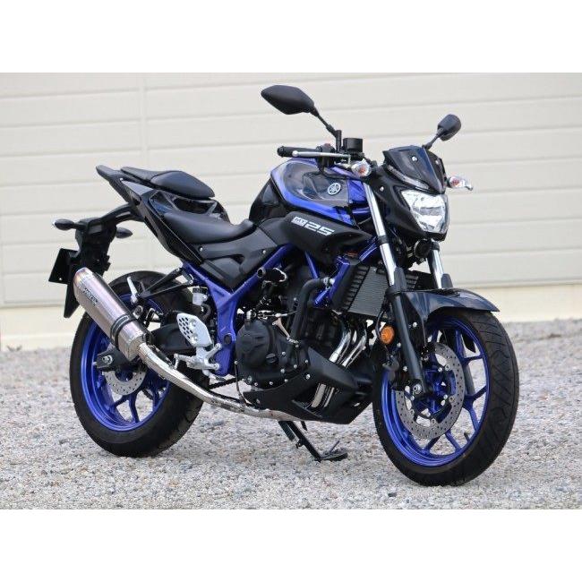 WR’S ダブルアールズ SS-OVAL フルエキゾーストマフラー サイレンサータイプ：ソリッド MT-25 YAMAHA ヤマハ マフラー_2