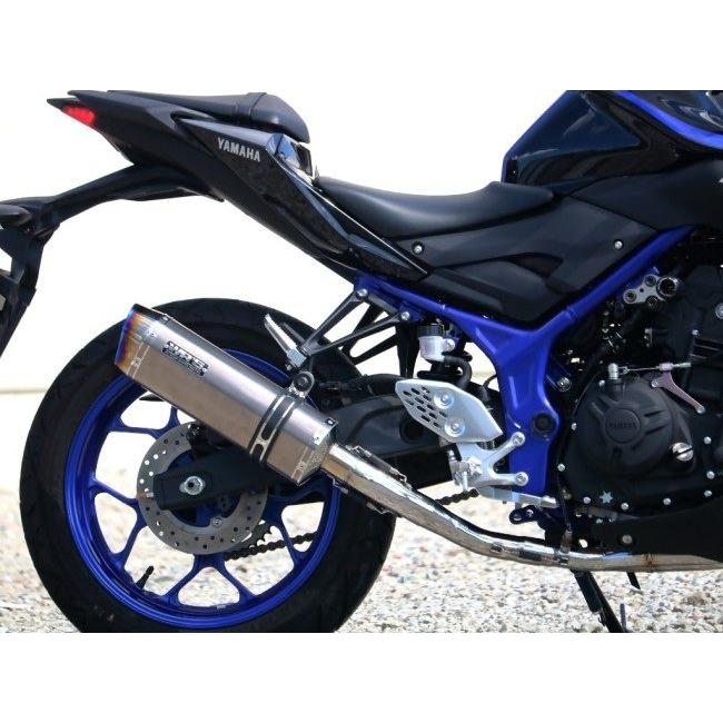 WR’S ダブルアールズ SS-OVAL フルエキゾーストマフラー サイレンサータイプ：ソリッド MT-25 YAMAHA ヤマハ マフラー_4