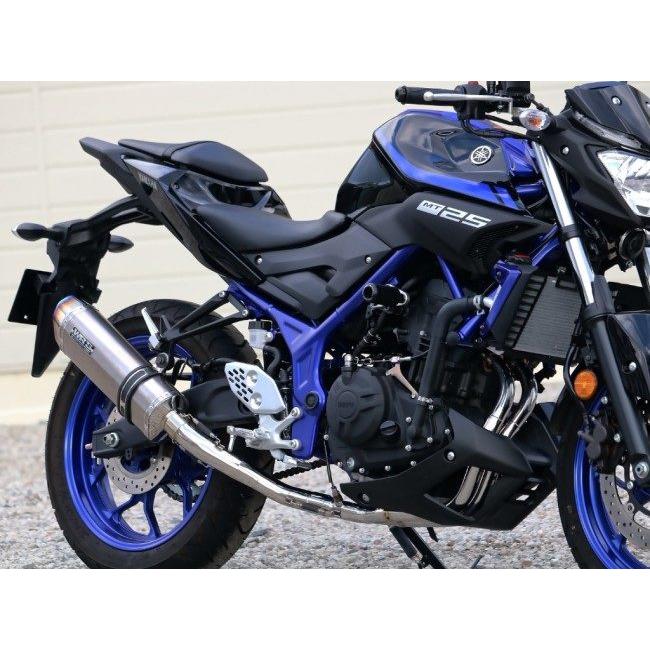WR’S ダブルアールズ SS-OVAL フルエキゾーストマフラー サイレンサータイプ：ソリッド MT-25 YAMAHA ヤマハ マフラー_5